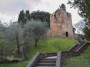 Fucecchio (FI) Parco e Rocca Corsini - Una delle scalinate che dal parcheggio sottostante, risalendo fra ulivi e cipressi, permette l