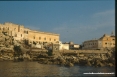 Isola di Pianosa (LI) - Vista dal mare di del carcere di massima sicurezza ormai in disuso.