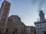 Montepulciano (SI) - Angolo ovest di Piazza Grande fra il Duomo ed il Palazzo Comunale - Fotografia Toscana marzo 2015