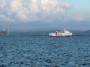 Navi e traghetti in Toscana - La motonave Toremar Oglasa in uscita dal porto di Piombino sulla rotta per Portoferraio - Fotografia 25 ottobre 2012