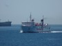 Navi e traghetti in Toscana - M/N Toremar Aethalia in navigazione di fronte al porto di Piombino - Fotografia giugno 2013