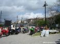 Saturnia Terme e paese (GR) - Salendo per la strada che porta al borgo ci imbattiamo in un ordinato parcheggio organizzato.