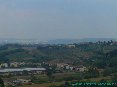 Certaldo(FI) - Vista panoramica da via Rivellino. Si vede parte della nuova Certaldo e le splendide colline della Val D