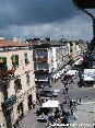 Piombino (LI) - Corso Italia verso piazza Gramsci. Ogni mese per un weekend viene proposto un mercatino